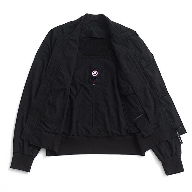 【極美品/現行】カナダグース　ナイロン　ボンバージャケット ブラックレーベル　L CANADA GOOSE BLACK LABEL カナダグース ブラックレーベル