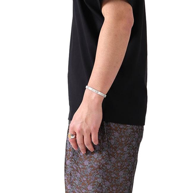 金網つじ ワイヤーバングル 銀 真鍮 レディースサイズ 京都の金網細工