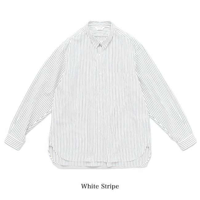 Still By Hand スティルバイハンド ブロード ストライプシャツ SH00221