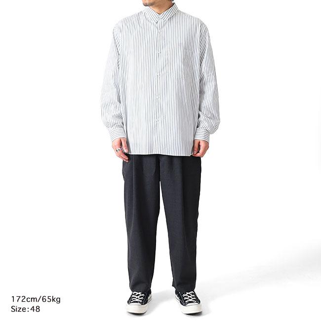 Still By Hand スティルバイハンド ブロード ストライプシャツ SH00221