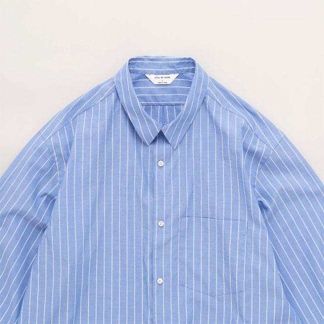 Still By Hand スティルバイハンド ブロード ストライプシャツ SH00221