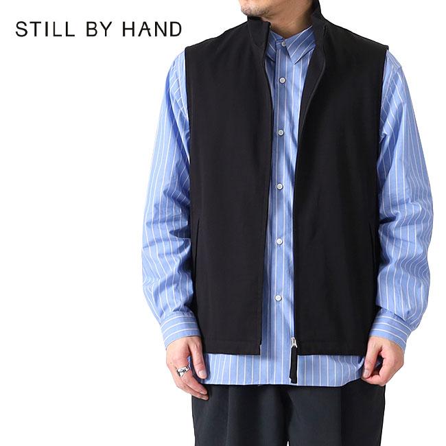 Still By Hand スティルバイハンド コットンリネン スタンドカラー