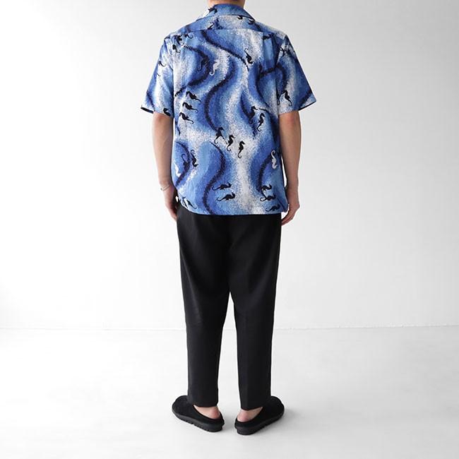 ANATOMICA タツノオトシゴ アロハシャツ アナトミカ 半袖 ANATOMICA アナトミカ タツノオトシゴ ハワイアンシャツ 530-541
