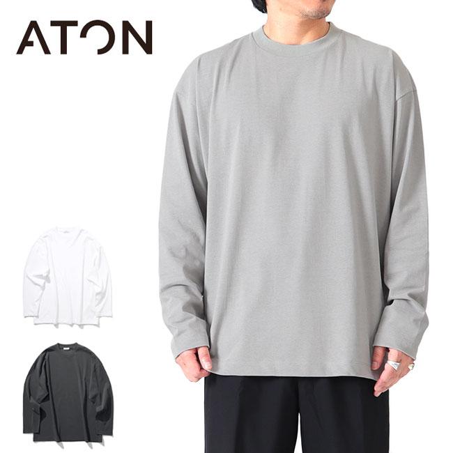 ATON エイトン PRESCA PLATE スビンコットン オーバーサイズ ATON エイトン PRESCA PLATE スビンコットン オーバーサイズ