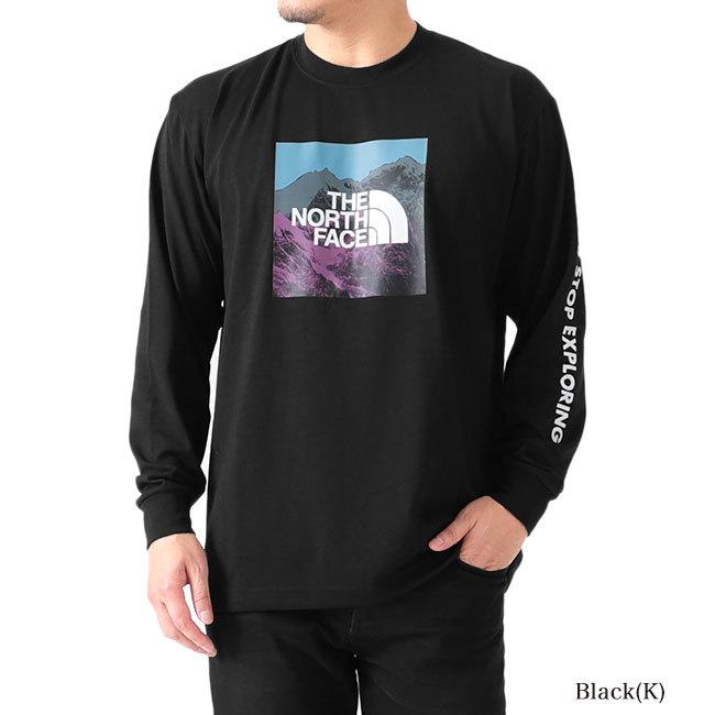THE NORTH FACE ノースフェイス デジタルグラフィックロゴ ロンT