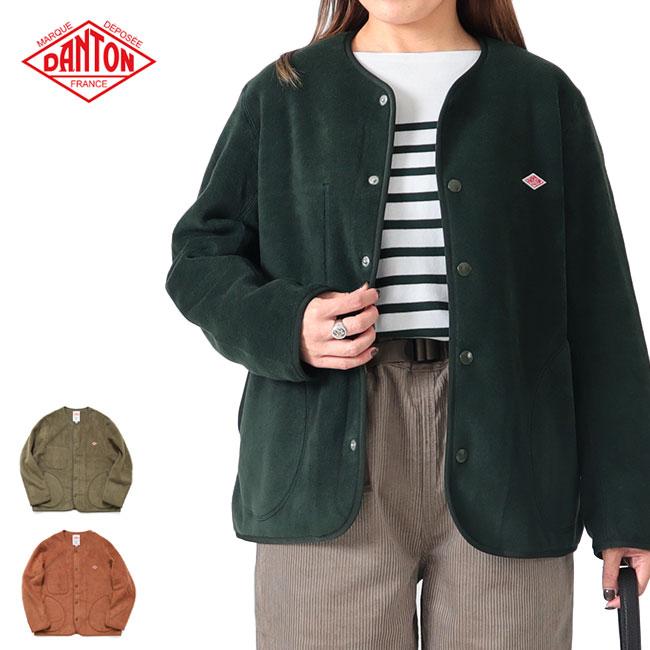 Danton ダントン フリース ノーカラー ジャケット カーディガン Jd 11 レディース Golden State 通販 Paypayモール
