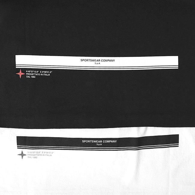 Stone Island ストーンアイランド Wロゴ ロンT 751520793 長袖Tシャツ