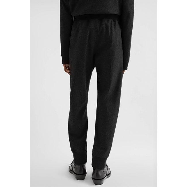 [TIME SALE] JIL SANDER ジルサンダー ウールメルトン スウェットパンツ J22KA0171 J40045 黒 ブラック ジョガーパンツ メンズの画像