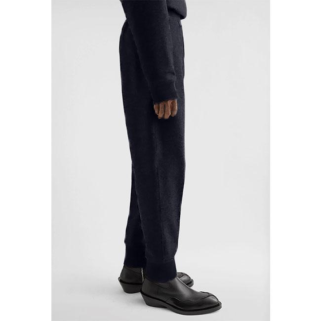 ジルサンダー スラックス ウール ネイビー 46 ルークメイヤー SALE] JIL SANDER ジルサンダー ウールメルトン スウェットパンツ