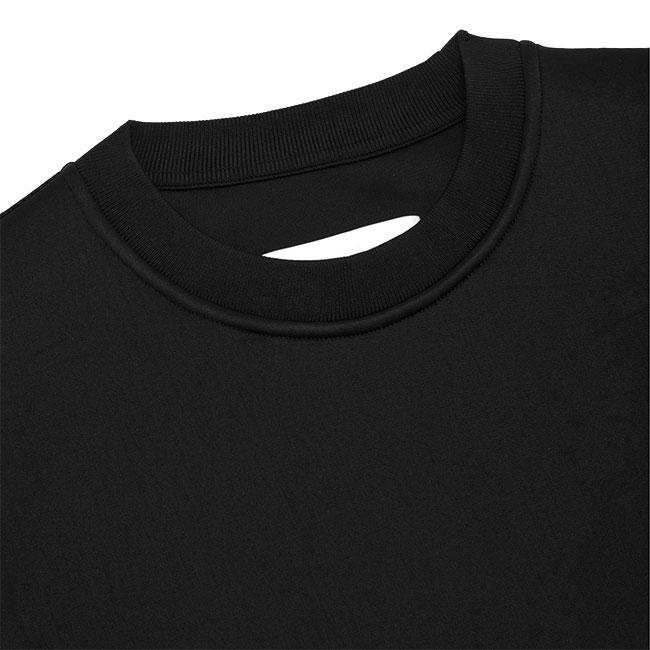 [TIME SALE] JIL SANDER ジルサンダー テクニカル スポンジ ダブルフェイス スウェットシャツ J22GU0135 J20320 黒 ブラック メンズの画像