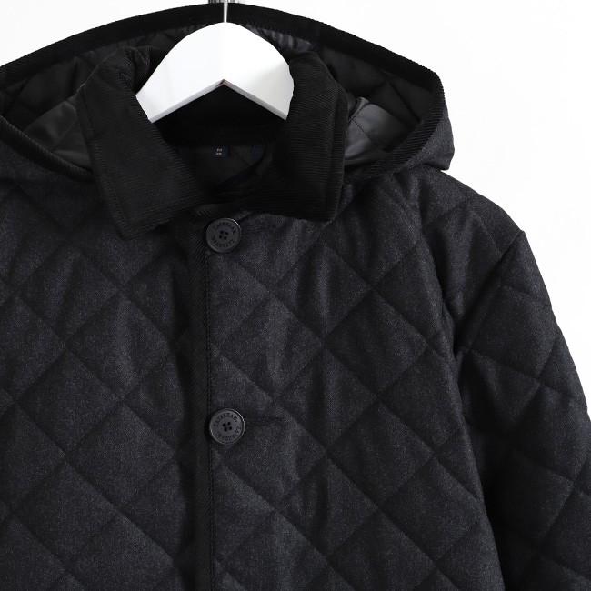 LAVENHAM ハルステッド フランネルデタッチャブルフードコート LAVENHAM ハルステッド フランネルデタッチャブルフードコート