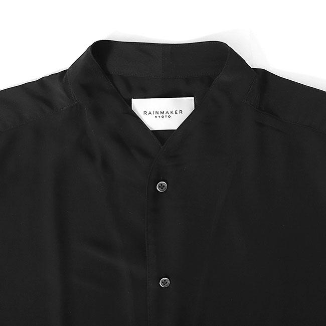 RAINMAKER レインメーカー ショールカラーシャツ RM231-040 黒 長袖