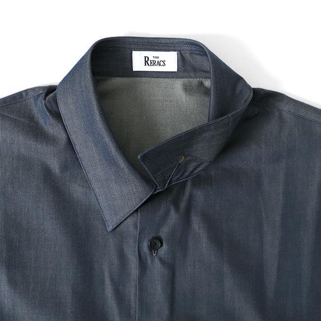 THE RERACS ザ リラクス ネクタイ付きドレスシャツ REBL-145 半袖