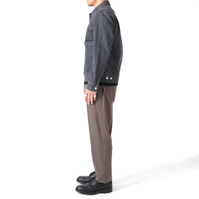 美品 Jeanik ジーニック 2nd ワンウォッシュ ブラックデニムジャケット Jeanik ジーニック 2ndタイプ ワンウォッシュ ブラックデニム