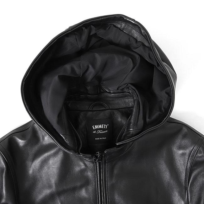 EMMETI エンメティ JURI HOODIE ユリ フード付き レザー EMMETI エンメティ JURI HOODIE ユリ フード付き レザー