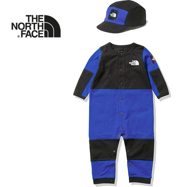 THE NORTH FACE ノースフェイス デナリ ロンパース & ロゴキャップ