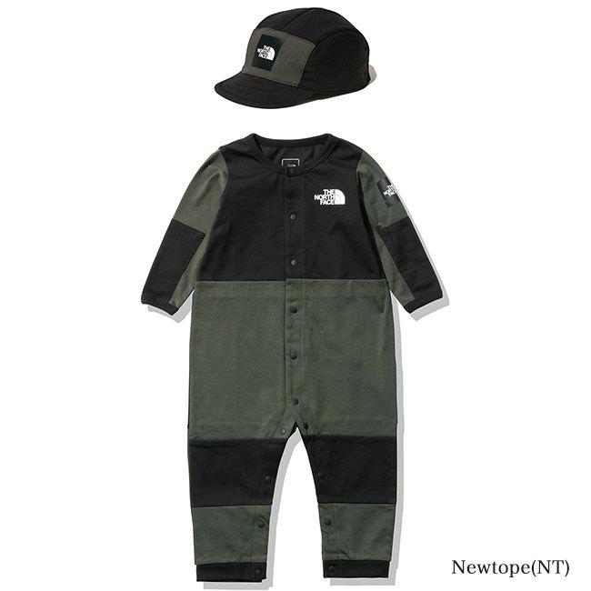THE NORTH FACE ノースフェイス デナリ ロンパース & ロゴキャップ