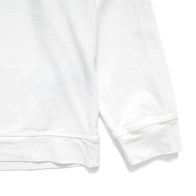 STONE ISLAND ストーンアイランド ガーメントダイ スウェットシャツ 6100057 白 ホワイト 長袖Tシャツ ロンT メンズの画像