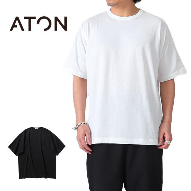 エイトン　＜ATON＞　半袖Tシャツ ATON エイトン ドライコットン Tシャツ KKAGCM0110 半袖Tシャツ