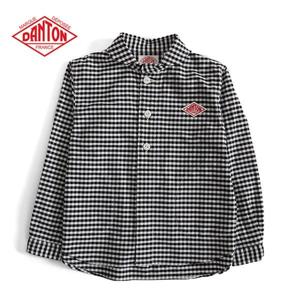 Danton ダントン オックスフォード ラウンドカラー ギンガムチェックシャツ Jd 3603 Trd キッズ Supersport Tn