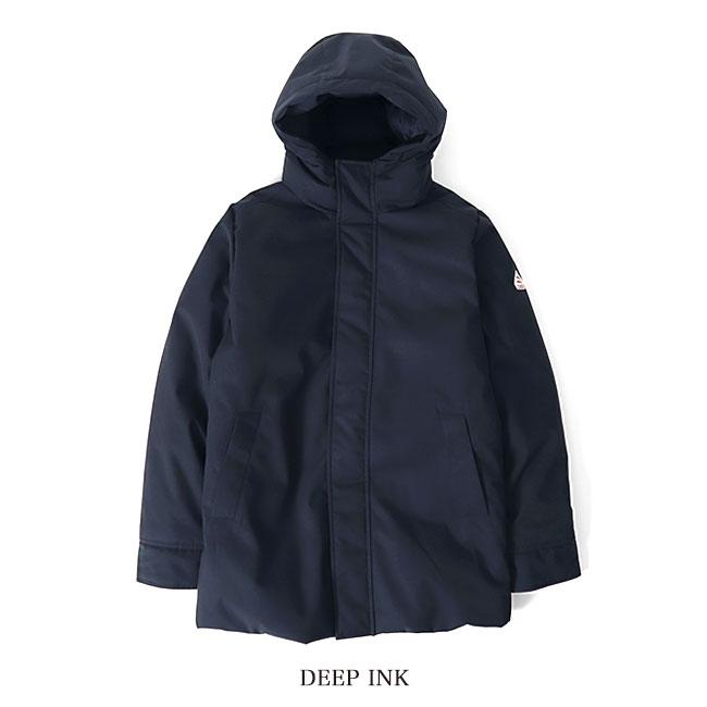 PYRENEX ピレネックス PAU ポー ギャバジン フーデッド ダウンコートHMY031 ダウンジャケット フード付き メンズの画像