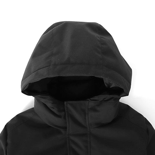 PYRENEX ピレネックス PAU ポー ギャバジン フーデッド ダウンコートHMY031 ダウンジャケット フード付き メンズの画像