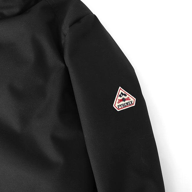 PYRENEX ピレネックス PAU ポー ギャバジン フーデッド ダウンコートHMY031 ダウンジャケット フード付き メンズの画像