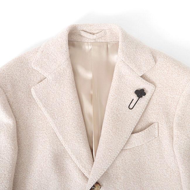 LARDINI ラルディーニ シルクカシミアウール シングル LARDINI ラルディーニ シルクカシミアウール シングル
