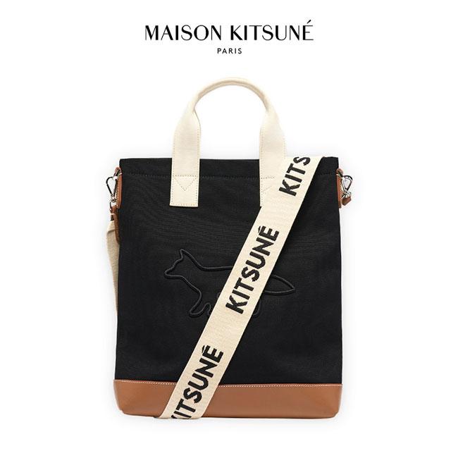 メゾンキツネ　プレッピーバケット　ショルダーバッグ　ファンシーフォックス メゾンキツネファンシーフォックスpreppyバケットショルダーバッグ
