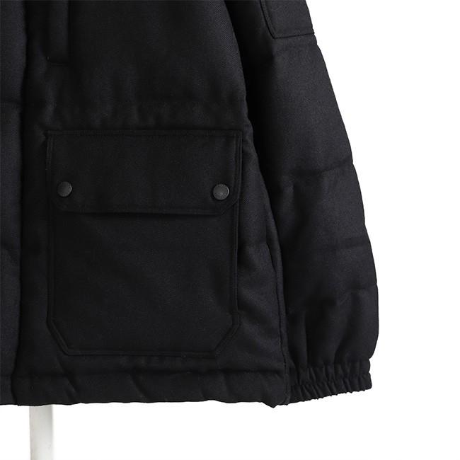 新品　FIDELITY ダウンコート Mサイズ　ブラック 楽天市場】フィデリティ/FIDELITY ウールダウンフード付きロングコート