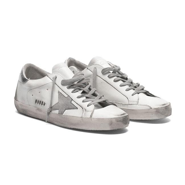 Golden Goose ゴールデングース SUPERSTAR スーパースター レザースニーカー GMF00102.F000317.10273 シューズ 白 メンズの画像