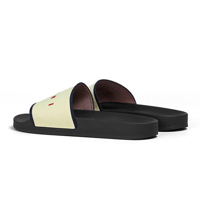 MARNI マルニ ジャガードロゴ ラバースライドサンダル SAMR003202 