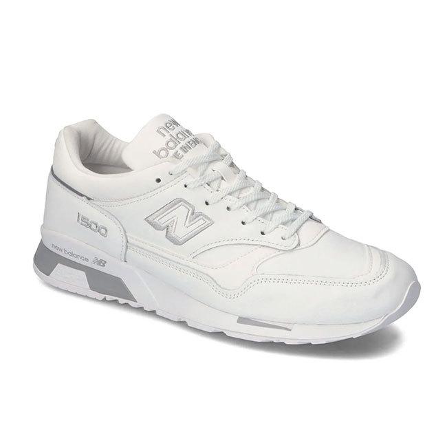 New Balance ニューバランス UK製 M1500WHI レザースニーカー 白