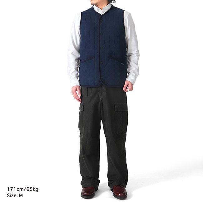 LAVENHAM × KOSUKE TSUMURA キルティング ベスト LAVENHAM ベスト ジレ Kosuke Tsumura X Lavenham Gilet Mens