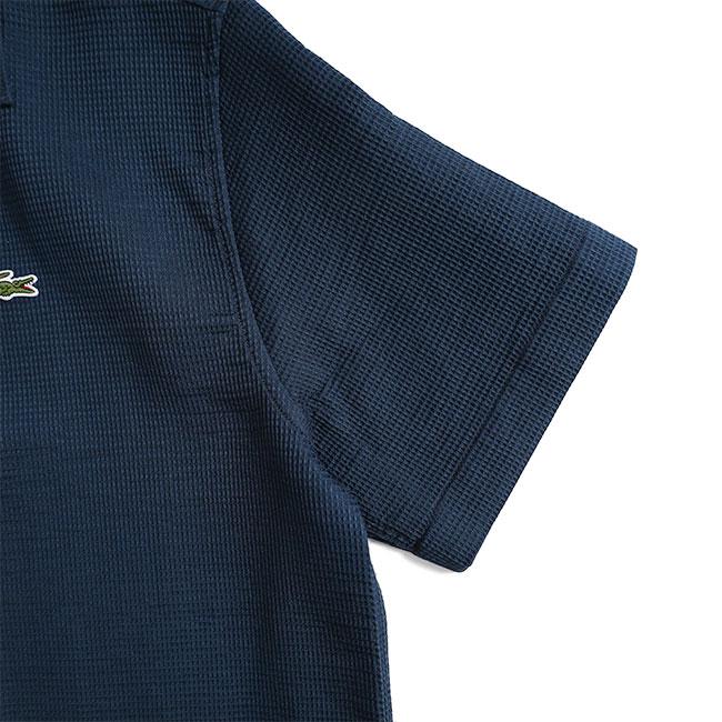 LACOSTE ラコステ ワッフルニット オープンカラーシャツ CH9924 開襟