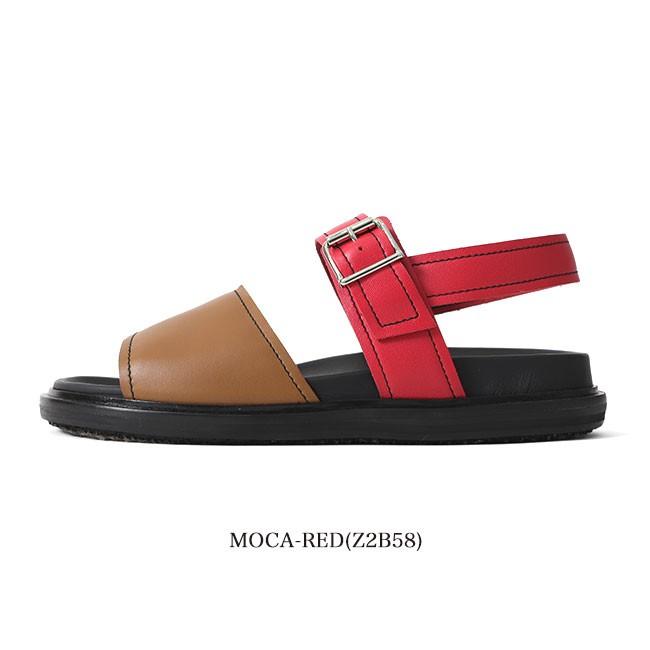 MARNI マルニ マルチカラー レザー ストラップサンダル SAMR000501  