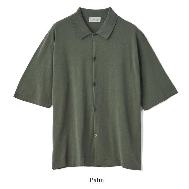 日本企画 JOHN SMEDLEY ジョンスメドレー 30G ポロカラー ニットシャツ