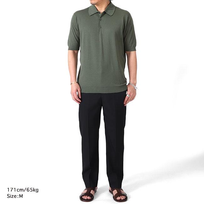 JOHN SMEDLEY ジョンスメドレー 30G ニットポロシャツ ISIS 半袖