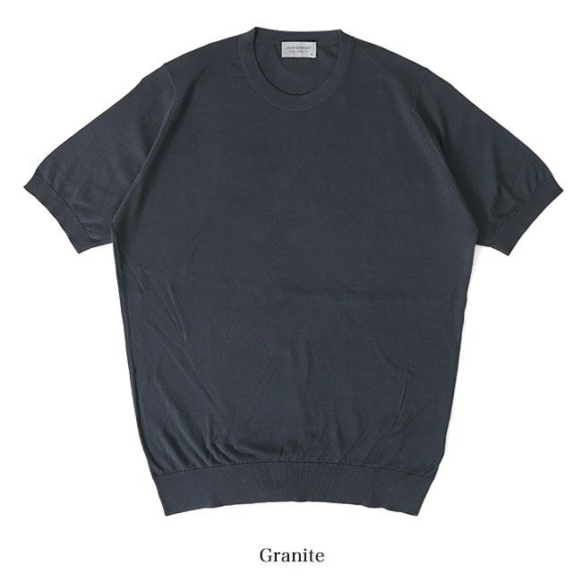 TIME SALE] JOHN SMEDLEY ジョンスメドレー 30G ニットTシャツ KEMPTON