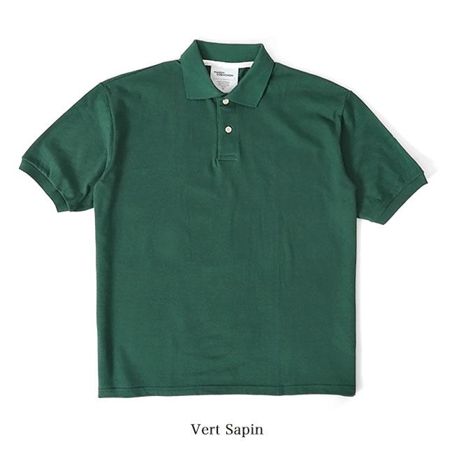 SALE] Maison Cornichon メゾン コルニション Polo 鹿の子 ポロシャツ