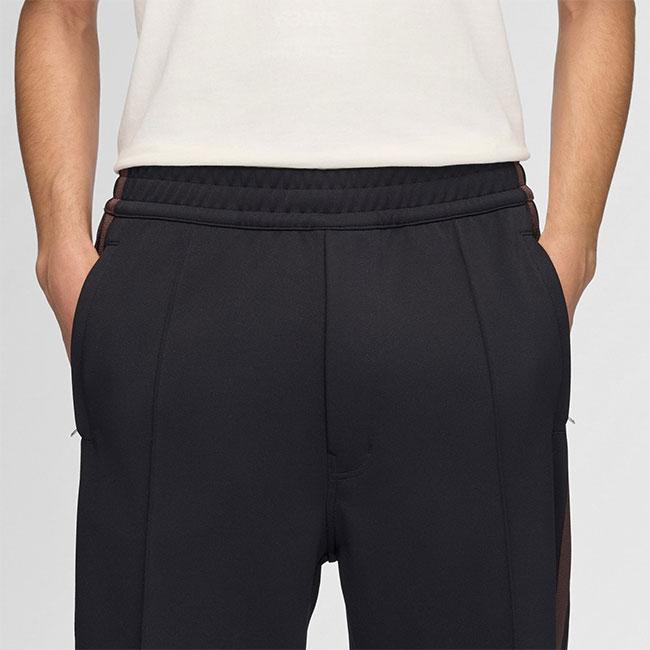 Wales Bonner ウェールズ ボナー ワイドトラウザー スラックスパンツ ブラック SS17209-BWGM Wales Bonner by Y-3 ウェールズ ボナー ワイスリー END PANT トラック