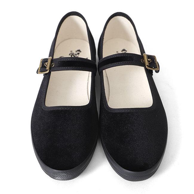 ORCIVAL オーシバル ベルベット ワンストラップシューズ OR-H0136 RVT