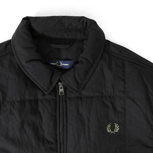 フレッドペリー　FREDPERRY キルティングミックスブルゾン　ジャケット FRED PERRY フレッドペリー キルティングライナー J2852
