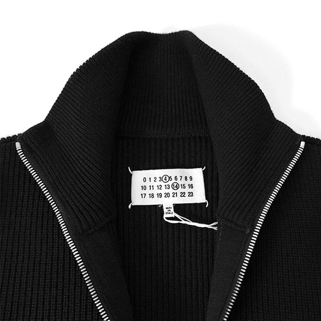 maison margiela マルジェラ カーディガン ストライプ メンズ Maison Margiela メゾンマルジェラ ドライバーズニット