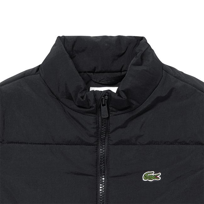 Lacoste ラコステ バックロゴグラフィック キルティング パフジャケット BJ9736L 黒 中綿 キッズ｜golden-state｜03