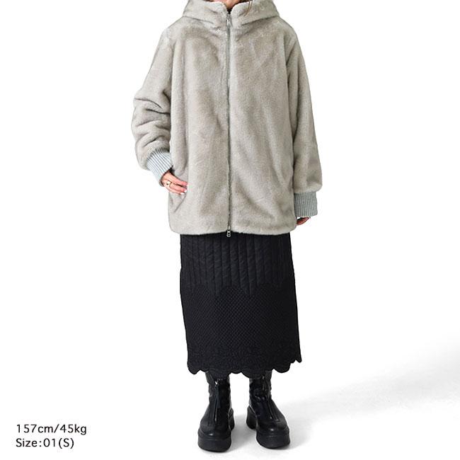 TATRAS タトラス ARABIS アラビス フェイクファー ボアフリース フード