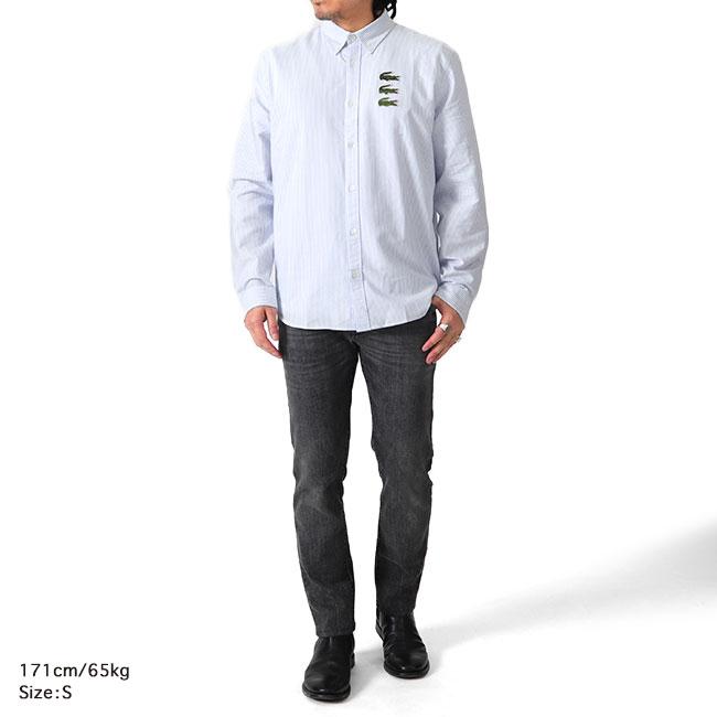 極美品 LACOSTE GOLF ビッククロックジャガード モックシャツ 極美品 LACOSTE GOLF ビッククロックジャガード モックシャツ