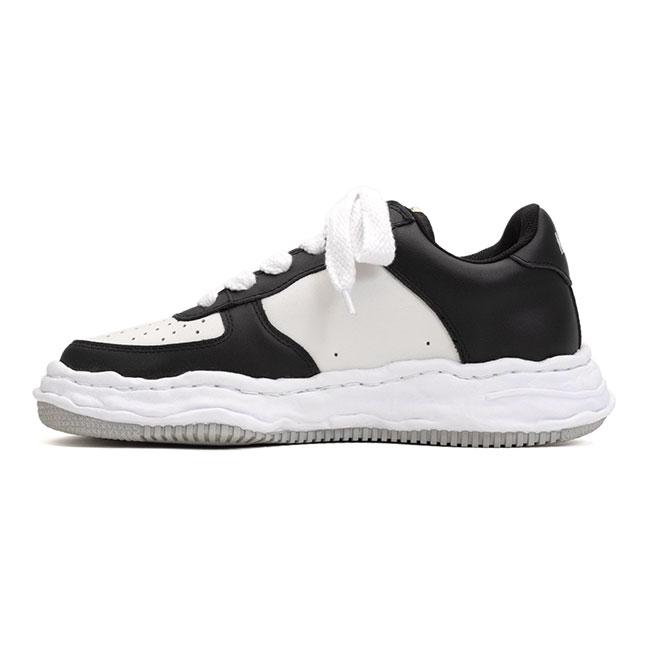 Maison MIHARA YASUHIRO メゾンミハラヤスヒロ WAYNE ウェイン レザー スニーカー A08FW706 白黒 パンダ シューズ メンズ レディースの画像