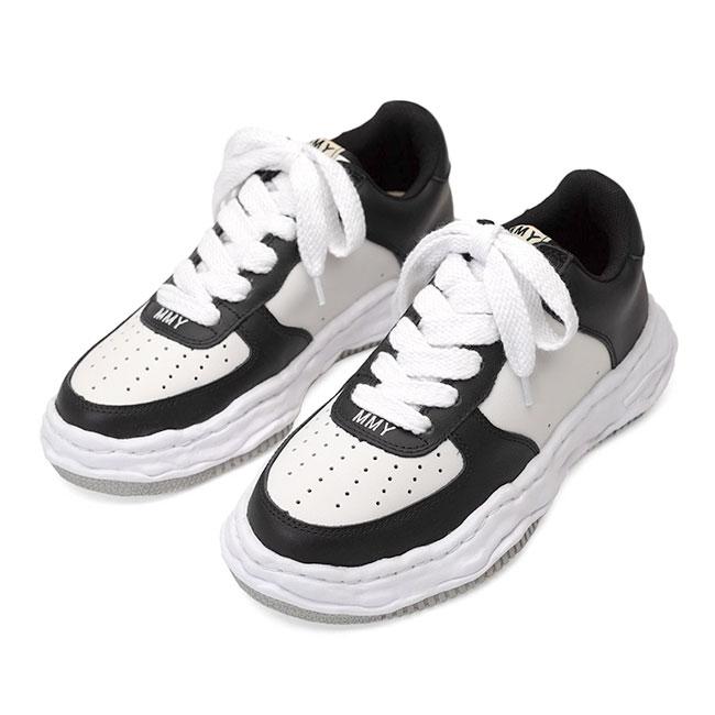 Maison MIHARA YASUHIRO メゾンミハラヤスヒロ WAYNE ウェイン レザー スニーカー A08FW706 白黒 パンダ シューズ メンズ レディースの画像