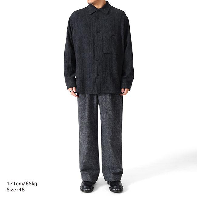 SALE] Still by Hand スティルバイハンド ウールシャツ SH02244 長袖